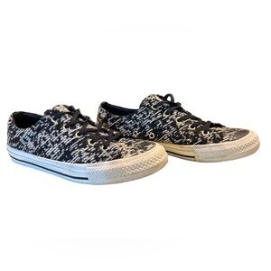Converse Women’s CTAS GEMMA OX Low Top Size 7 Black/Egret Great Shape